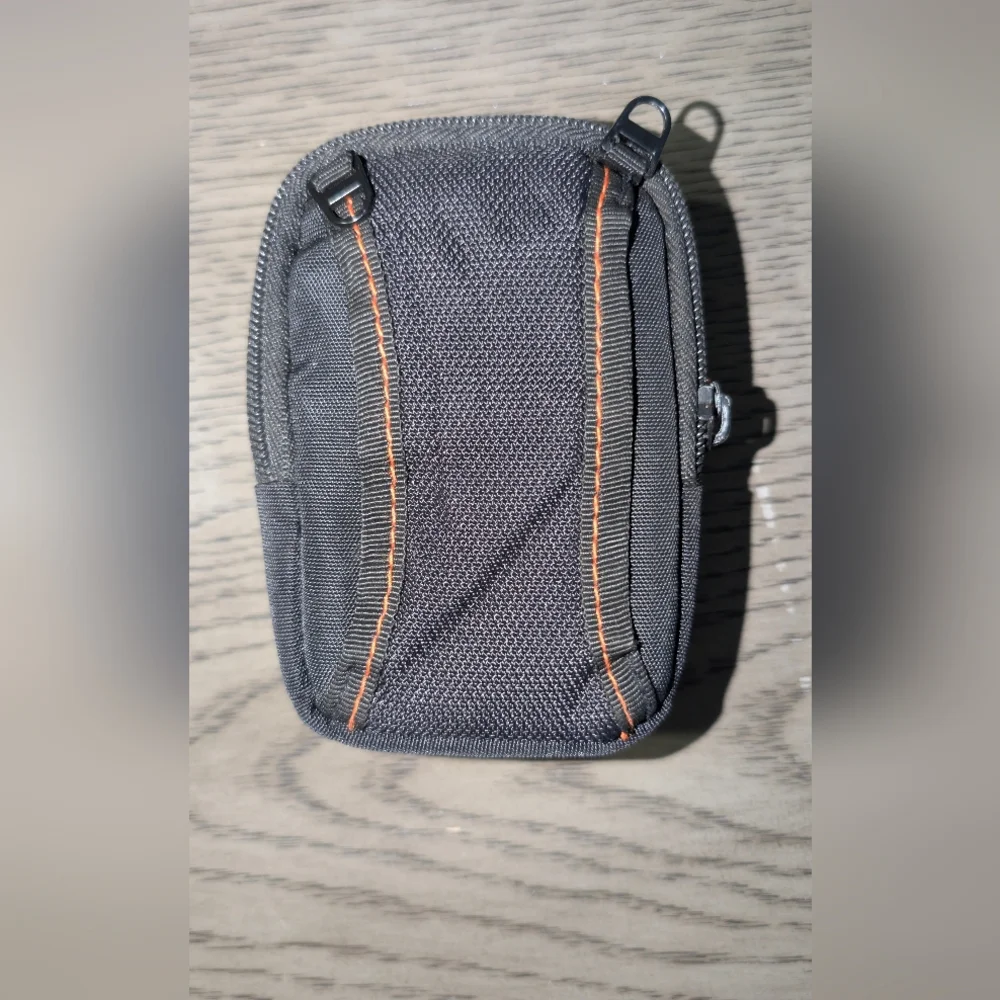 Black and Red Compact Men's Bag